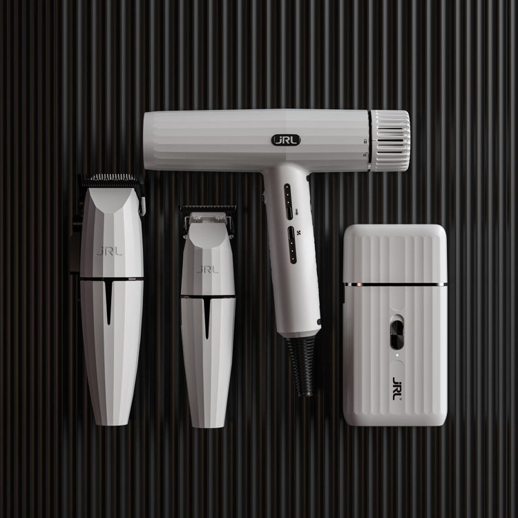 Imagem de JRL KIT 3 ONYX CLIPPER+ONYX TRIMMER+ONYX SHAVER PRO+FORTE PRO EN BRANCO JRL