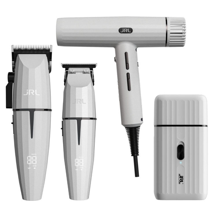 Imagem de JRL KIT 3 ONYX CLIPPER+ONYX TRIMMER+ONYX SHAVER PRO+FORTE PRO EN BRANCO JRL